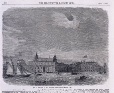 Eclissi solare vista dall