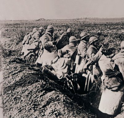 Soldati in prima linea, c1914-c1918 da Unbekannt