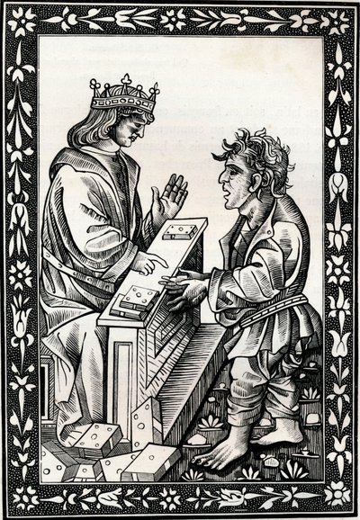 Salomone e Marcoul, XV secolo, 1849 da Unbekannt