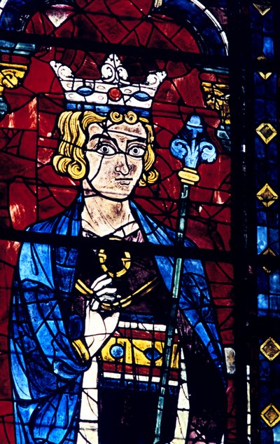 Salomone, vetrata, Cattedrale di Chartres, Francia, 1194-1260 da Unbekannt
