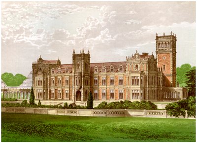 Somerleyton, Suffolk, casa del baronetto Crossley, c1880 da Unbekannt