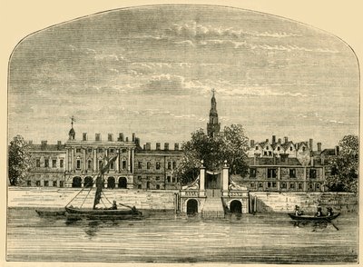 Somerset House e scale, 1881 da Unbekannt