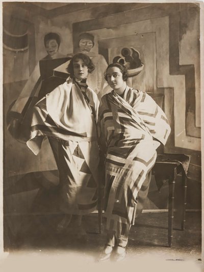Sonia Delaunay nel suo studio, c. 1924 da Unbekannt