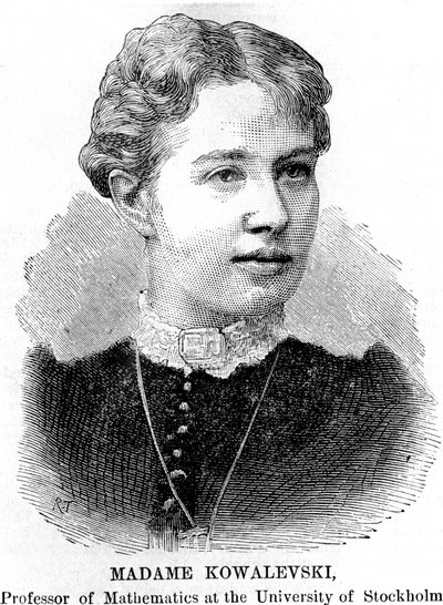 Sonia Sophie Kowalevski, matematica russa, 1888 da Unbekannt