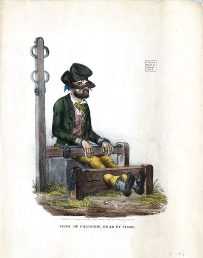 Figli della Libertà, ascoltate la mia storia, 1834 da Unbekannt