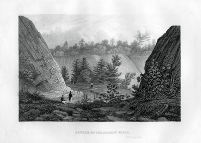 Sorgente delle cascate del Passaic, New Jersey da Unbekannt