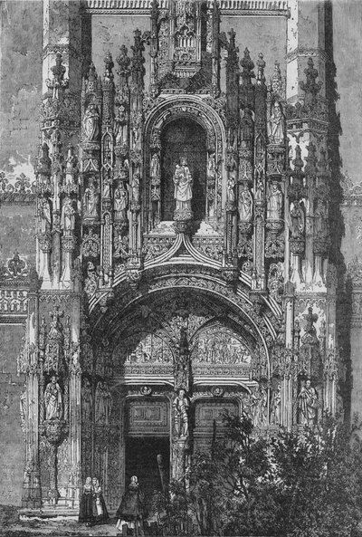 Facciata sud del Monastero di Santa Maria a Belem, c. 1890 da Unbekannt