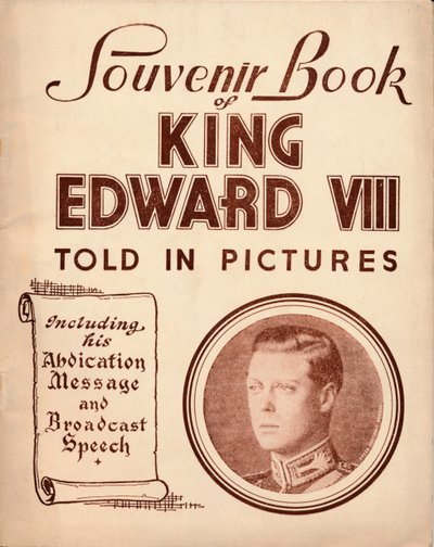 Libro ricordo di Re Edoardo VIII: raccontato in immagini, 1937 da Unbekannt