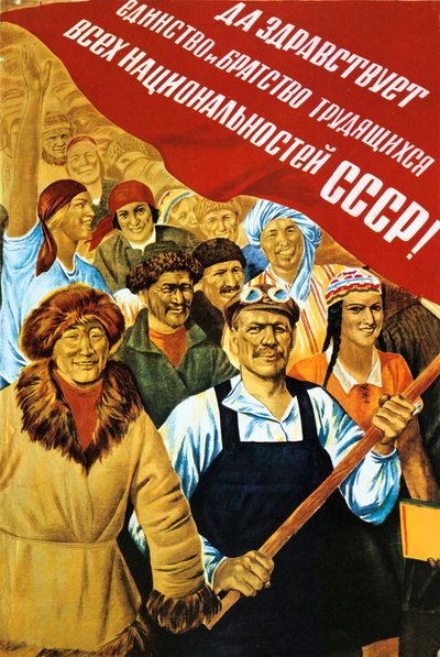 Poster politico sovietico, 1934 da Unbekannt