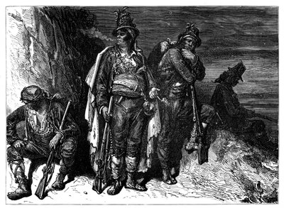 Guardacoste spagnoli, c1890 da Unbekannt