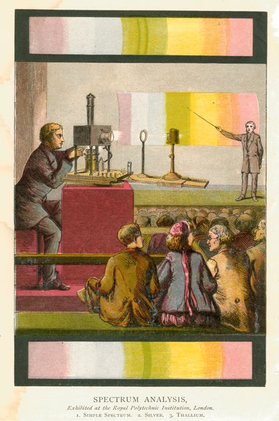 Analisi dello spettro, 1873 da Unbekannt
