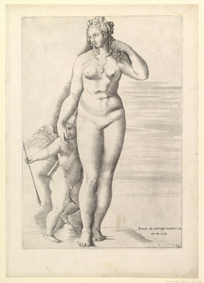 Speculum Romanae Magnificentiae: Venere e Eros, 1561 da Unbekannt