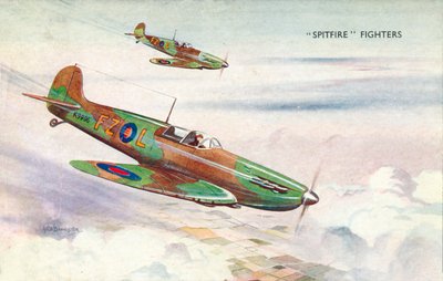 Caccia Spitfire, c1940 da Unbekannt