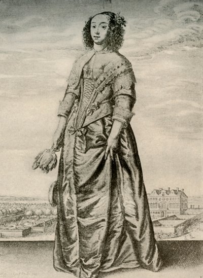 Primavera - Abito da interno alla moda di una signora inglese, regno di Carlo I, c1620-1640, 1937 da Unbekannt