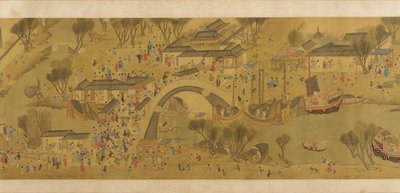 Festival di primavera sul fiume, dinastia Qing da Unbekannt