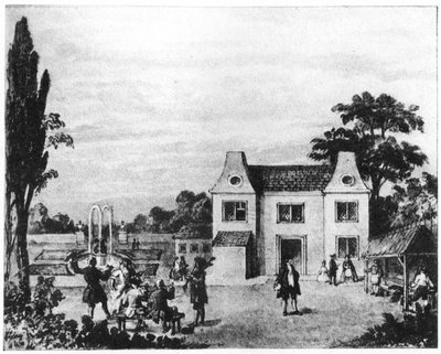 Giardini di primavera, sito di Lowndes Square, Londra, fine XVIII secolo, 1907 da Unbekannt