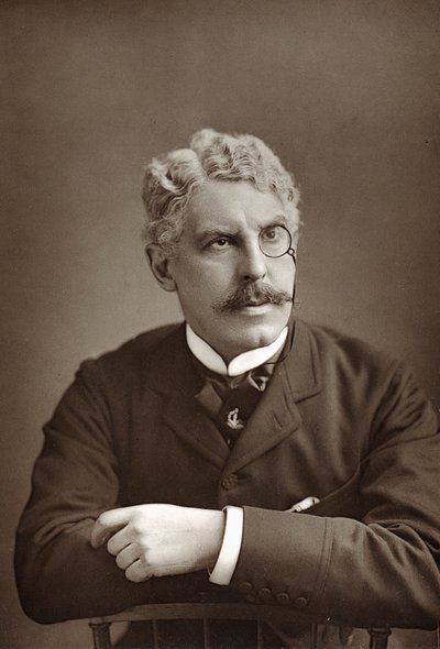 Squire Bancroft 1841-1926, attore-manager teatrale inglese, c1890 da Unbekannt