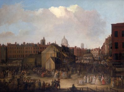 Fiera di San Bartolomeo, Smithfield, c1737-c1743 da Unbekannt
