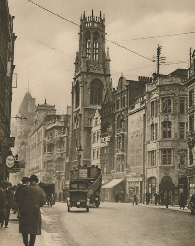 St. Dunstans Fleet Street, la chiesa parrocchiale di Izaak Walton, c1935 da Unbekannt