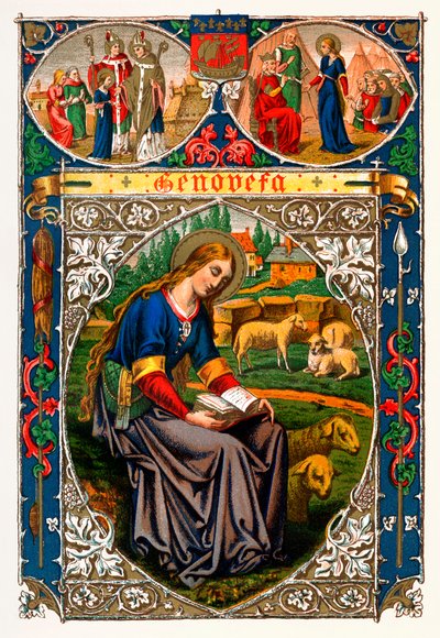 Santa Genoveffa, 1886 da Unbekannt