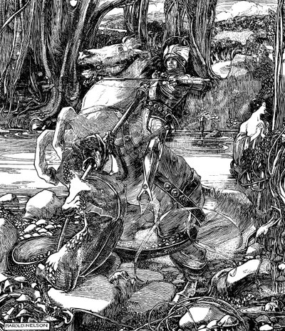 San Giorgio e il drago, 1901 da Unbekannt