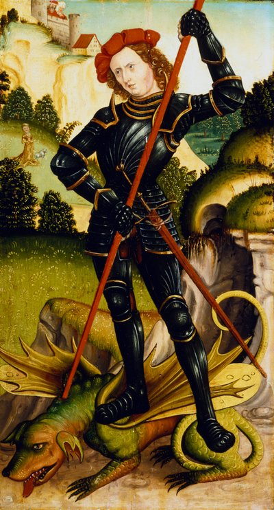 San Giorgio e il drago da Unbekannt