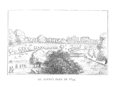 St. James Park nel 1644 da Unbekannt