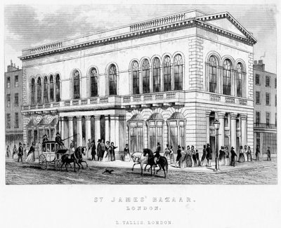Bazar di St James, Westminster, Londra da Unbekannt