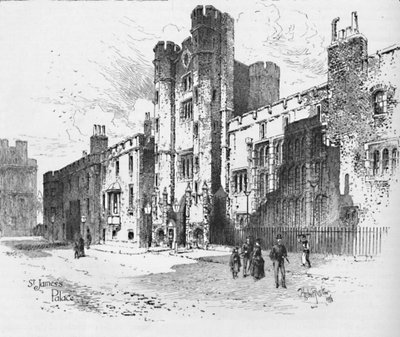 Palazzo di St. James, 1886 da Unbekannt