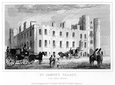 Palazzo di St James, Pall Mall, Westminster, Londra da Unbekannt