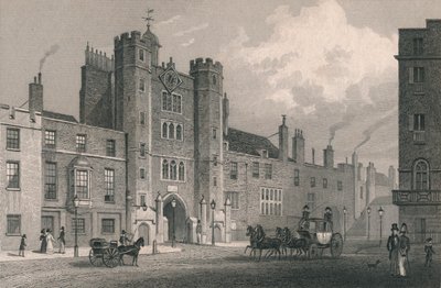 Palazzo di St James, Pall Mall, XIX secolo da Unbekannt
