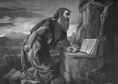 San Girolamo nel deserto, c1525-1530, 1896 da Unbekannt