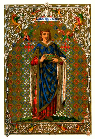 San Luigi IX, re di Francia da Unbekannt