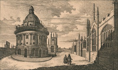 Chiesa di Santa Maria e Biblioteca Radcliffe a Oxford, XVIII secolo da Unbekannt