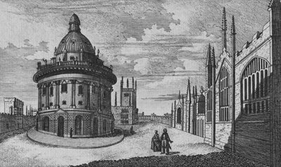 Chiesa di Santa Maria e Biblioteca Radcliffe a Oxford, XVIII secolo da Unbekannt