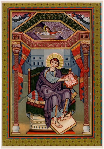 San Matteo, c800 d.C. da Unbekannt