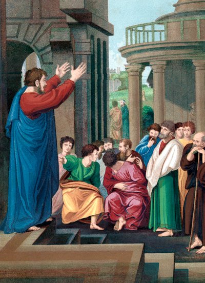San Paolo Apostolo che predica agli Ateniesi, c1860 da Unbekannt