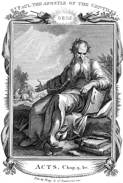 San Paolo Apostolo che portò il messaggio cristiano ai Gentili, XIX secolo da Unbekannt