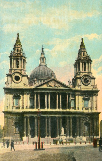 Cattedrale di San Paolo, Londra, c1910 da Unbekannt
