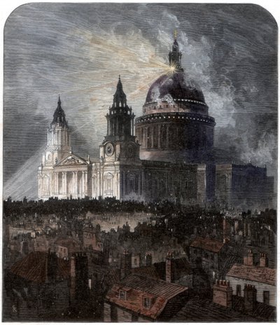 Cattedrale di San Paolo nel Giorno del Ringraziamento, 1872 da Unbekannt