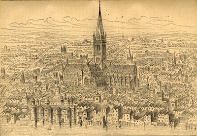 San Paolo e il quartiere nel 1540, 1897 da Unbekannt