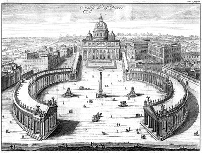 Basilica di San Pietro, Roma, 1702 da Unbekannt