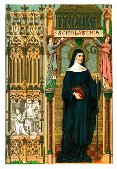Santa Scolastica, 1886 da Unbekannt