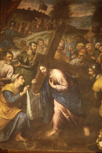 Santa Veronica e Gesù che porta la croce, Tricase, Italia da Unbekannt