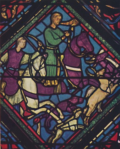 Vetrata - Cattedrale di Chartres, XIII secolo, c1950 da Unbekannt