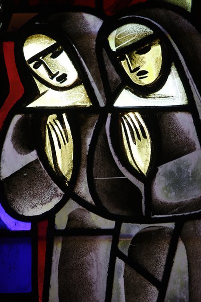 Vetrata nella chiesa di Notre-Dame-de-la-Trinité Suore, Blois, Francia da Unbekannt