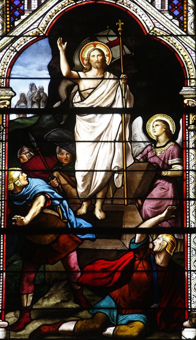 Vetrata: la resurrezione di Cristo, Levallois-Perret, Francia da Unbekannt