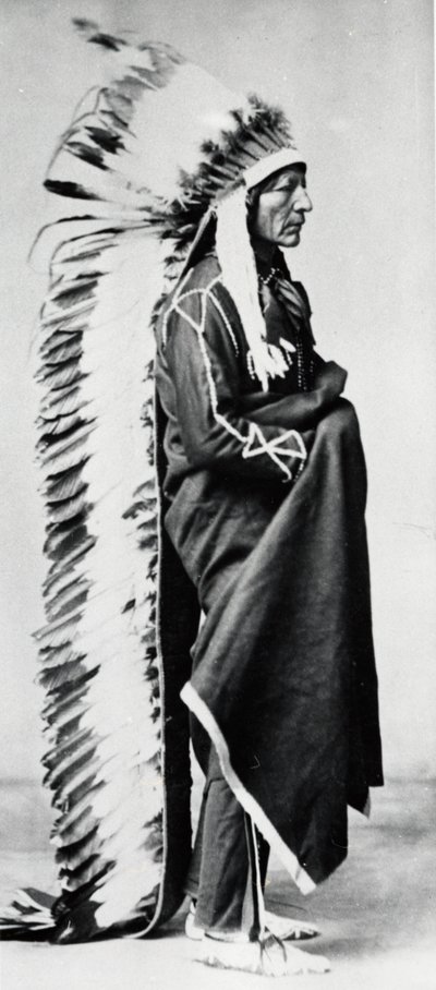 Standing Bear, Capo dei Dakota Sioux, Indiani delle Pianure Nordamericane da Unbekannt