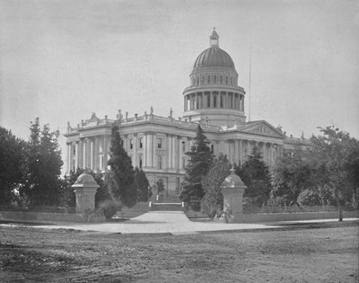 Campidoglio dello Stato, Sacramento, California, c1897 da Unbekannt