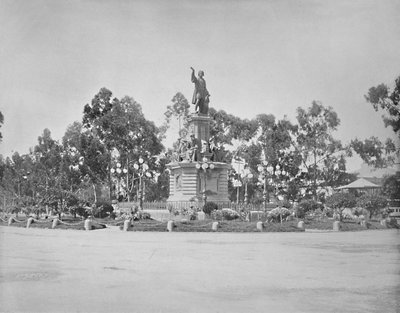 Statua di Colombo sul Paseo, Città del Messico da Unbekannt